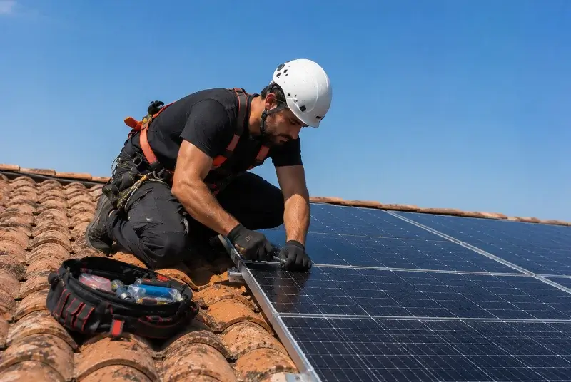 Maintenance et monitoring de panneaux solaires à Guilliers
