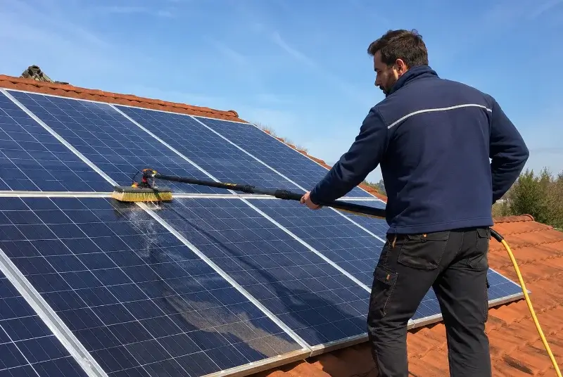 Nettoyage et entretien de panneaux solaires à Guilliers